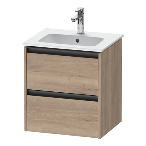 Duravit Waschtischunterschrank Ketho.2 51x42x54,9cm, 2 Schub., wandhängend, Ei marm.