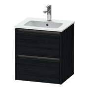 Duravit Waschtischunterschrank Ketho.2 51x42x54,9cm, 2 Schub., wandhängend, Ei sw