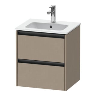 Duravit Waschtischunterschrank Ketho.2 51x42x54,9cm, 2 Schub., wandhängend, leinen