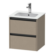 Duravit Waschtischunterschrank Ketho.2 51x42x54,9cm, 2 Schub., wandhängend, leinen