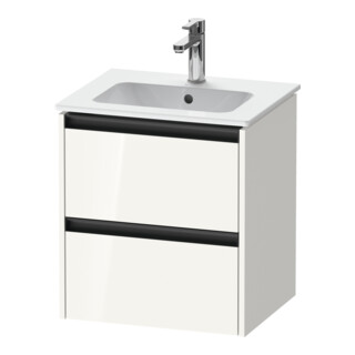 Duravit Waschtischunterschrank Ketho.2 51x42x54,9cm, 2 Schub., wandhängend, we. hgl