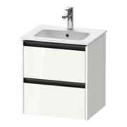 Duravit Waschtischunterschrank Ketho.2 51x42x54,9cm, 2 Schub., wandhängend, we. hgl