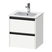 Duravit Waschtischunterschrank Ketho.2 51x42x54,9cm, 2 Schub., wandhängend, weiß matt-1