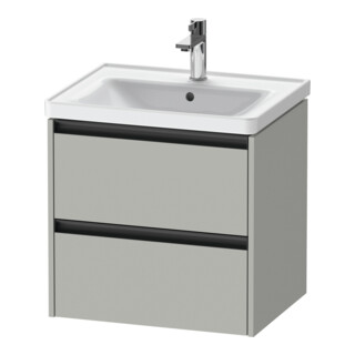 Duravit Waschtischunterschrank Ketho.2 58,4x45,5cm, betongr ma, 2 Schub., wandhängend