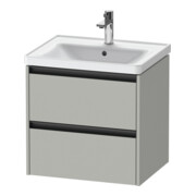 Duravit Waschtischunterschrank Ketho.2 58,4x45,5cm, betongr ma, 2 Schub., wandhängend-1
