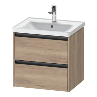 Duravit Waschtischunterschrank Ketho.2 58,4x45,5cm, Ei marm., 2 Schub., wandhängend