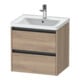 Duravit Waschtischunterschrank Ketho.2 58,4x45,5cm, Ei marm., 2 Schub., wandhängend-1