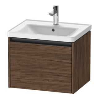 Duravit Waschtischunterschrank Ketho.2 58,4x45,5cm, Nussb dkl., 1 Ausz., wandhängend