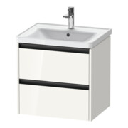 Duravit Waschtischunterschrank Ketho.2 58,4x45,5cm, we. hgl, 2 Schub., wandhängend