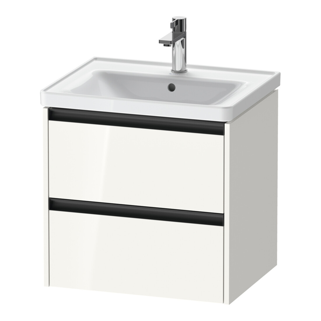 Duravit Waschtischunterschrank Ketho.2 58,4x45,5cm, we. hgl, 2 Schub., wandhängend