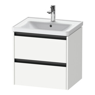 Duravit Waschtischunterschrank Ketho.2 58,4x45,5cm, we. ma, 2 Schub., wandhängend
