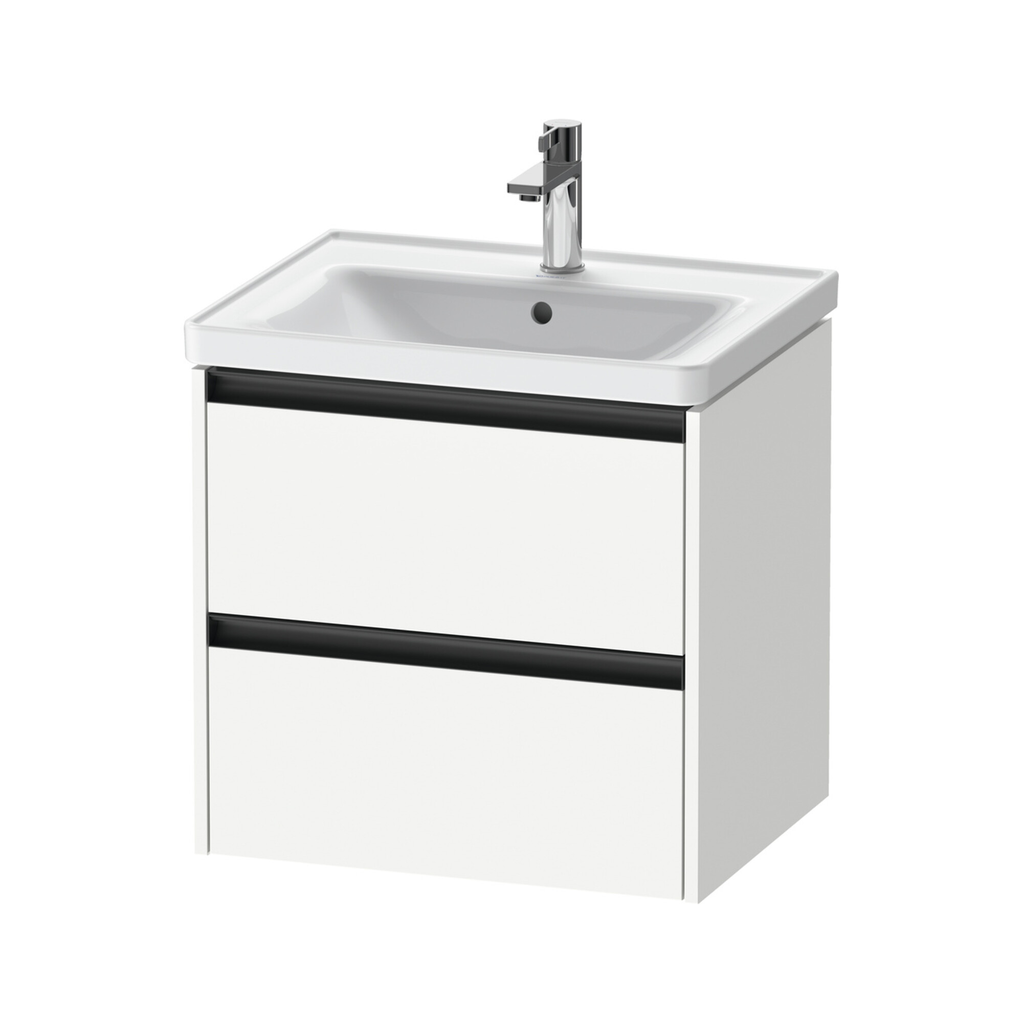 Duravit Waschtischunterschrank Ketho.2 58,4x45,5cm, we. ma, 2 Schub., wandhängend