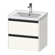 Duravit Waschtischunterschrank Ketho.2 58,4x45,5cm, we. matt, 2 Schub., wandhängend-1