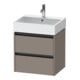 Duravit Waschtischunterschrank Ketho.2 58,4x46cm, bas. ma, 2 Schub., wandhängend-1