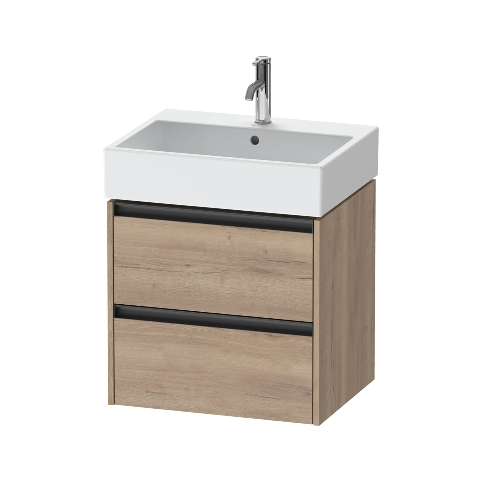 Duravit Waschtischunterschrank Ketho.2 58,4x46cm, Ei marm., 2 Schub., wandhängend