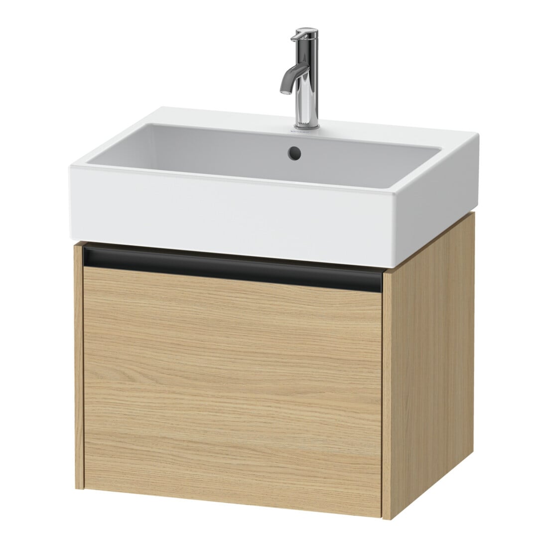 Duravit Waschtischunterschrank Ketho.2 58,4x46cm, Ei Nat, 1 Auszug, wandhängend