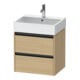Duravit Waschtischunterschrank Ketho.2 58,4x46cm, Ei Nat, 2 Schub., wandhängend-1