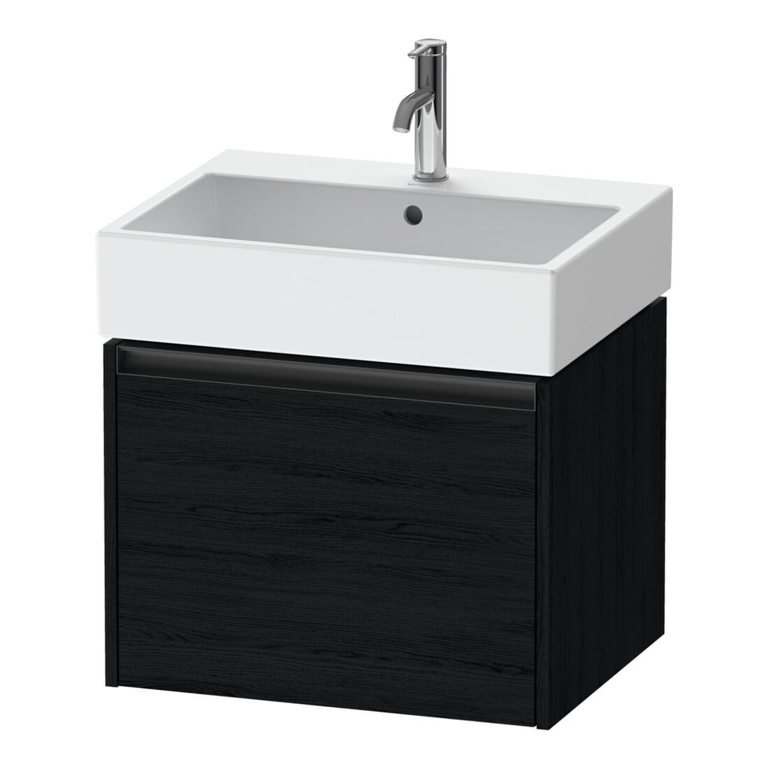 Duravit Waschtischunterschrank Ketho.2 58,4x46cm, Ei sw, 1 Auszug, wandhängend