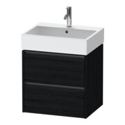 Duravit Waschtischunterschrank Ketho.2 58,4x46cm, Ei sw, 2 Schub., wandhängend-1