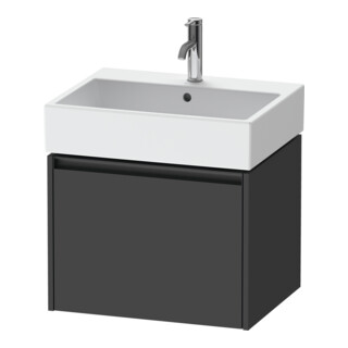 Duravit Waschtischunterschrank Ketho.2 58,4x46cm, graph ma, 1 Ausz., wandhängend