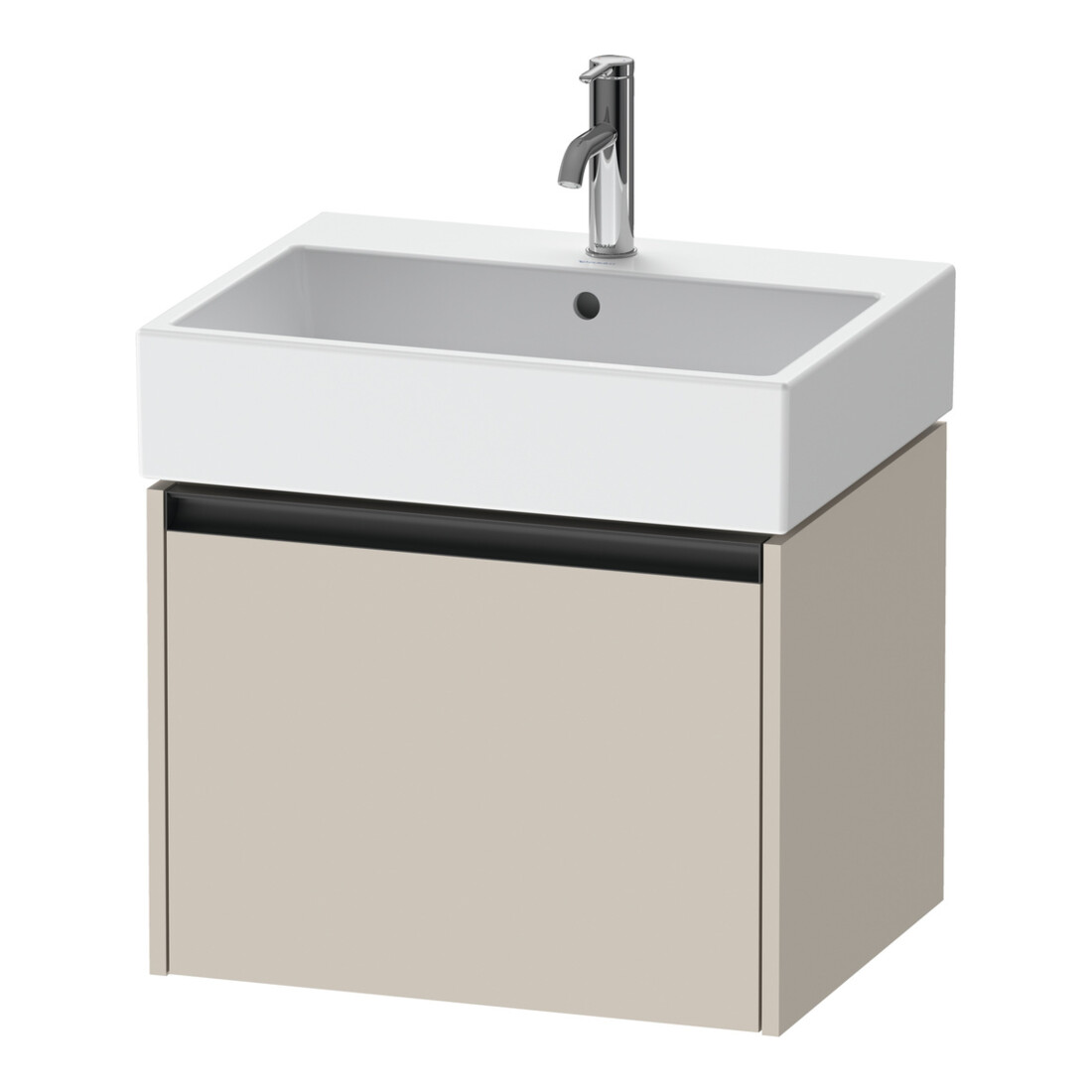 Duravit Waschtischunterschrank Ketho.2 58,4x46cm, Tau ma, 1 Auszug, wandhängend