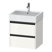 Duravit Waschtischunterschrank Ketho.2 58,4x46cm, we. hgl, 2 Schub., wandhängend-1