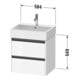 Duravit Waschtischunterschrank Ketho.2 58,4x46cm, we. hgl, 2 Schub., wandhängend