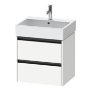 Duravit Waschtischunterschrank Ketho.2 58,4x46cm, we. ma, 2 Schub., wandhängend
