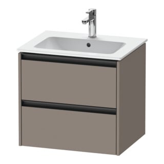 Duravit Waschtischunterschrank Ketho.2 61x48cm, bas. ma, 2 Schub., wandhängend