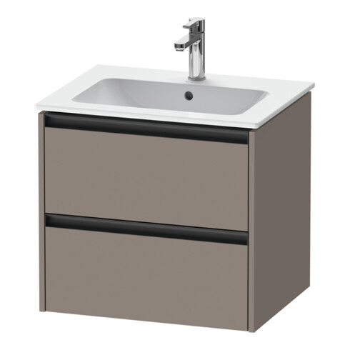 Duravit Waschtischunterschrank Ketho.2 61x48cm, bas. ma, 2 Schub., wandhängend