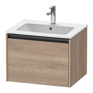 Duravit Waschtischunterschrank Ketho.2 61x48cm, Ei marm., 1 Auszug, wandhängend