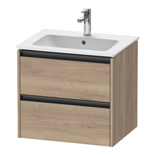 Duravit Waschtischunterschrank Ketho.2 61x48cm, Ei marm., 2 Schub., wandhängend