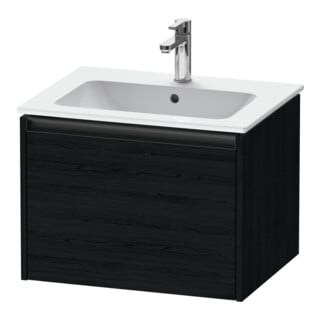 Duravit Waschtischunterschrank Ketho.2 61x48cm, Ei sw, 1 Auszug, wandhängend