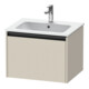 Duravit Waschtischunterschrank Ketho.2 61x48cm, Tau matt, 1 Auszug, wandhängend-1