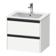 Duravit Waschtischunterschrank Ketho.2 61x48cm, we. ma, 2 Schub., wandhängend-1