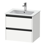 Duravit Waschtischunterschrank Ketho.2 61x48cm, we. ma, 2 Schub., wandhängend-1