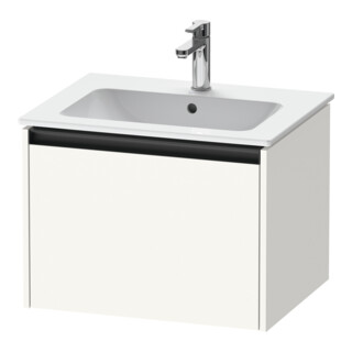 Duravit Waschtischunterschrank Ketho.2 61x48cm, we. matt, 1 Auszug, wandhängend