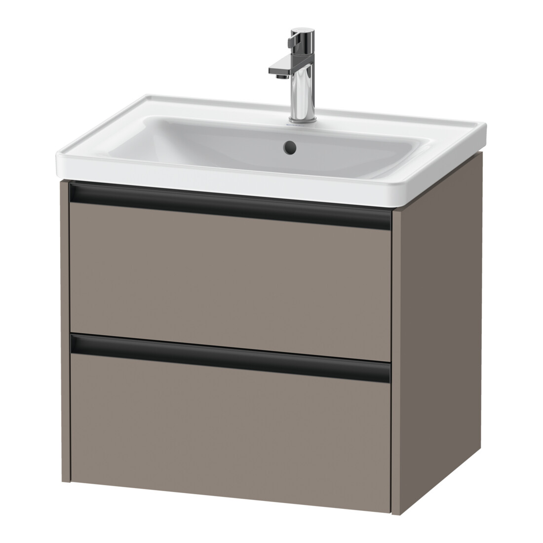 Duravit Waschtischunterschrank Ketho.2 63,4x45,5cm, bas. ma, 2 Schub., wandhängend