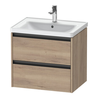 Duravit Waschtischunterschrank Ketho.2 63,4x45,5cm, Ei marm., 2 Schub., wandhängend
