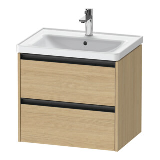 Duravit Waschtischunterschrank Ketho.2 63,4x45,5cm, Ei Nat, 2 Schub., wandhängend