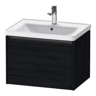 Duravit Waschtischunterschrank Ketho.2 63,4x45,5cm, Ei sw, 1 Ausz., wandhängend