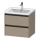 Duravit Waschtischunterschrank Ketho.2 63,4x45,5cm, lei, 2 Schub., wandhängend-1