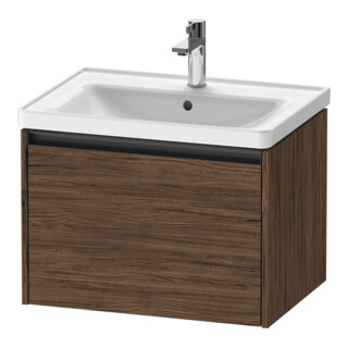 Duravit Waschtischunterschrank Ketho.2 63,4x45,5cm, Nussb dkl., 1 Ausz., wandhängend