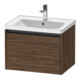 Duravit Waschtischunterschrank Ketho.2 63,4x45,5cm, Nussb dkl., 1 Ausz., wandhängend-1