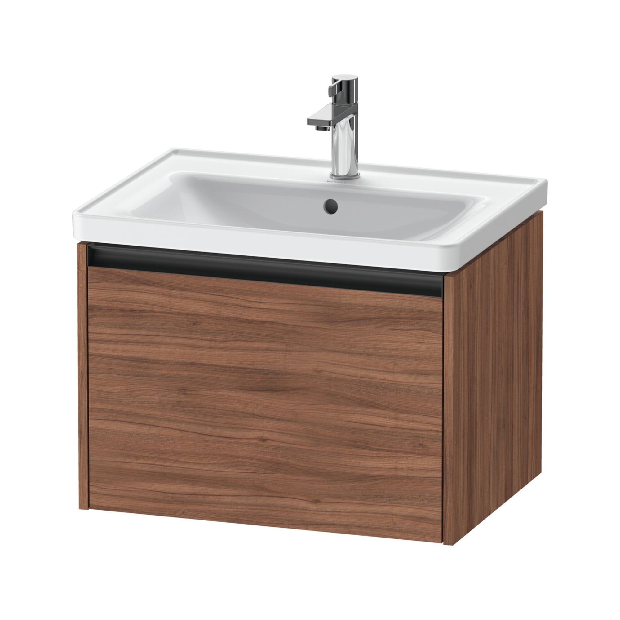Duravit Waschtischunterschrank Ketho.2 63,4x45,5cm, Nussb Nat, 1 Ausz., wandhängend