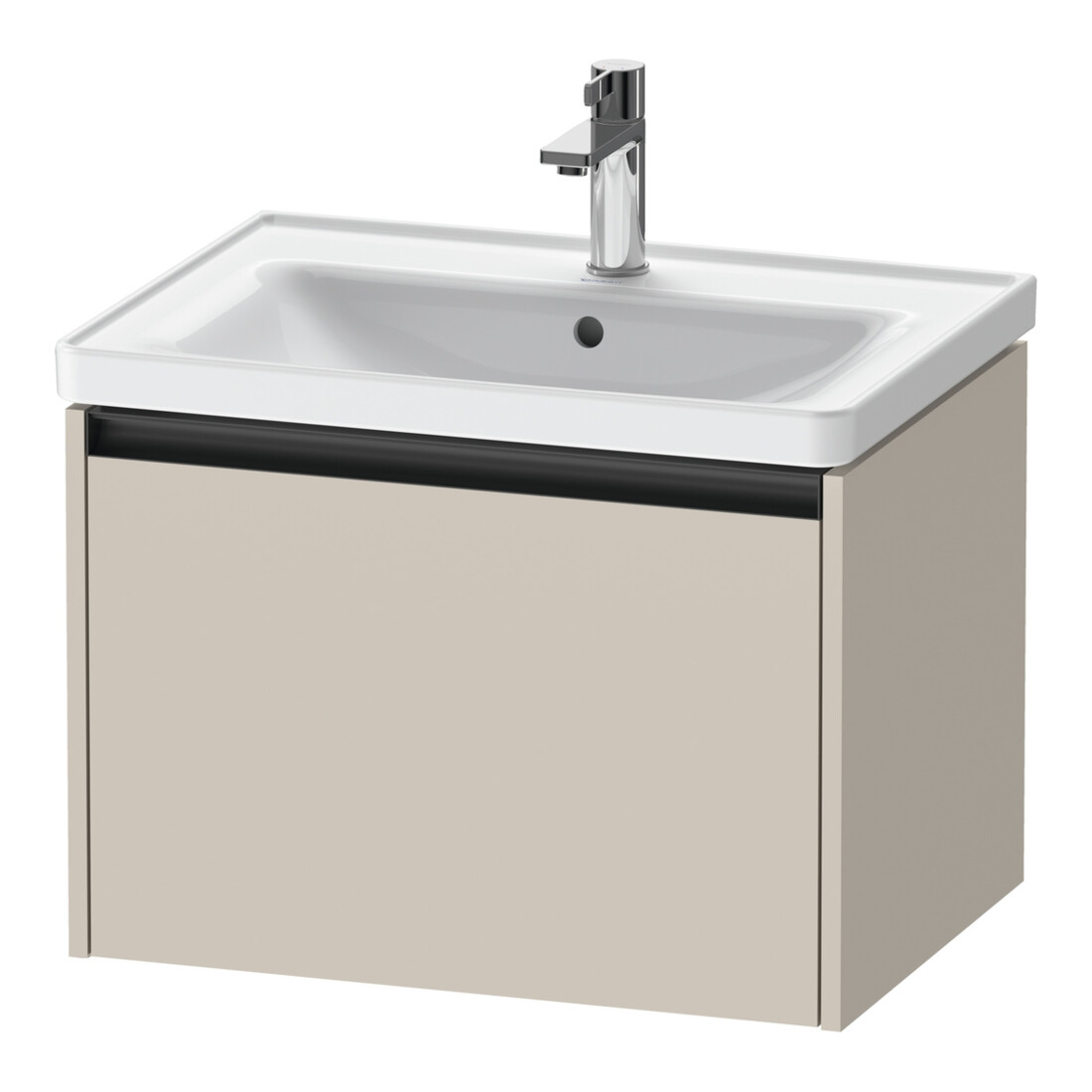 Duravit Waschtischunterschrank Ketho.2 63,4x45,5cm, Tau ma, 1 Ausz., wandhängend