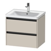 Duravit Waschtischunterschrank Ketho.2 63,4x45,5cm, Tau ma, 2 Schub., wandhängend
