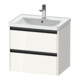 Duravit Waschtischunterschrank Ketho.2 63,4x45,5cm, we. hgl, 2 Schub., wandhängend-1