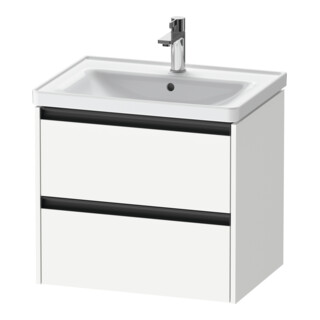 Duravit Waschtischunterschrank Ketho.2 63,4x45,5cm, we. ma, 2 Schub., wandhängend
