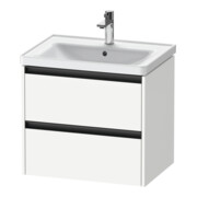 Duravit Waschtischunterschrank Ketho.2 63,4x45,5cm, we. ma, 2 Schub., wandhängend